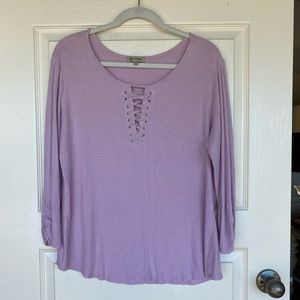 Pink Corset Front Top